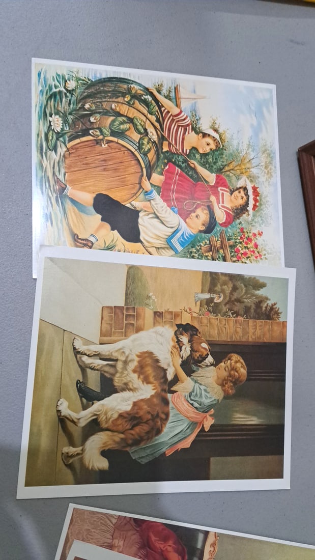 The Saturday Evening Post October 25, 1952 Framed Cover Print & Child Dog Art Prints - 4