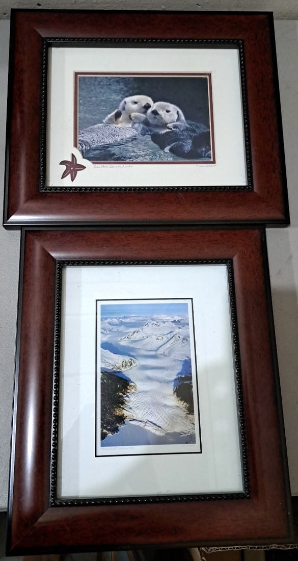 John Warden Framed Alaska Photo Prints, Sea Otter Secrets Glacier Landscape And Bonus: 11x13x4 5 attention – shipping artwork is very expensive. The shipping price shown in the listing is the liveshipping service by liveauctioneers. We offer our own in-house shipping as well