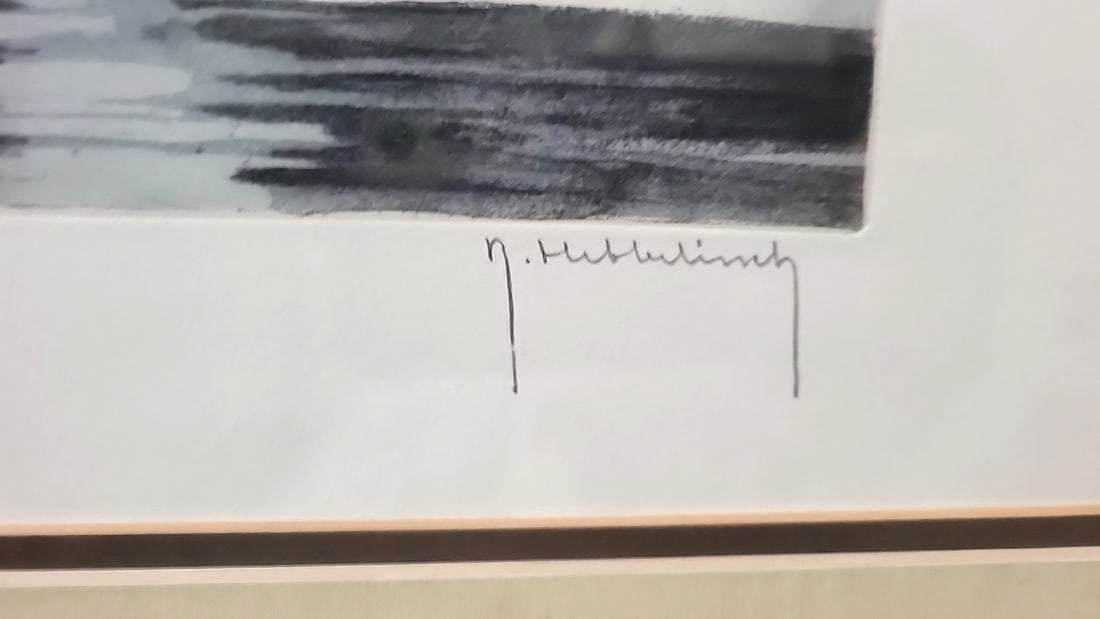 Soicher-marin G-355 A Hebbelinck Framed Original Etching, Signed Numbered 254/275 - 3