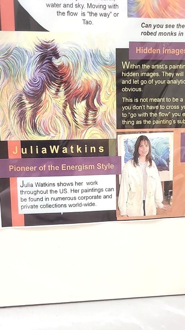 Julia Watkins "stallions" Energism Abstract Horse Matted Art Print - 8