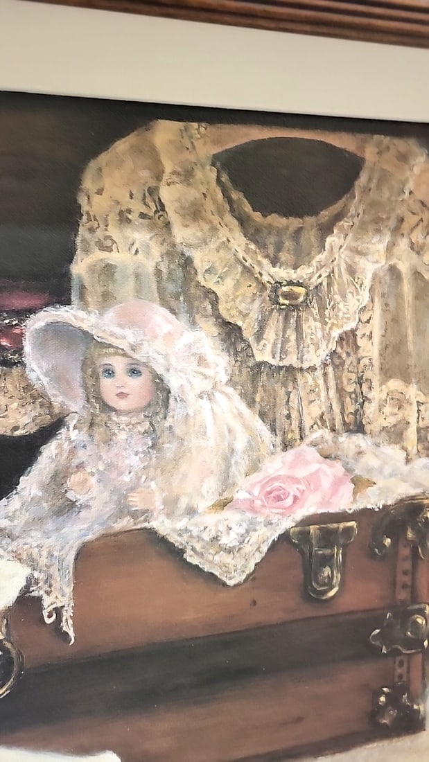 Corinne Layton Somewhere In Time Framed Limited Edition Print Victorian Doll Art - 3
