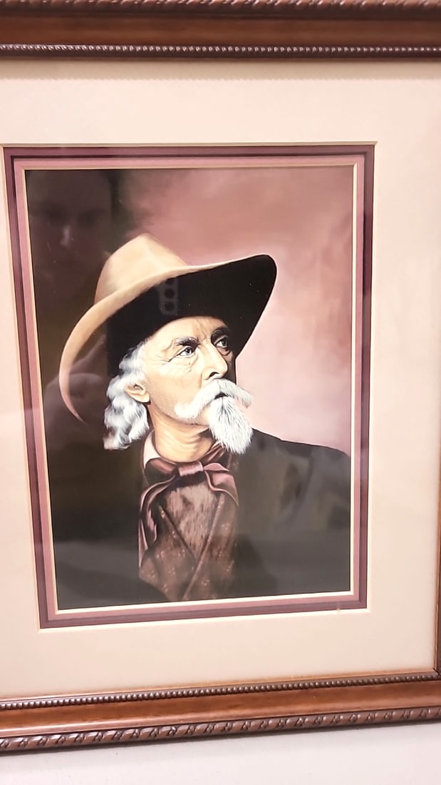 L.L. Saunders "buffalo Bill Cody" Framed Portrait Print - 2