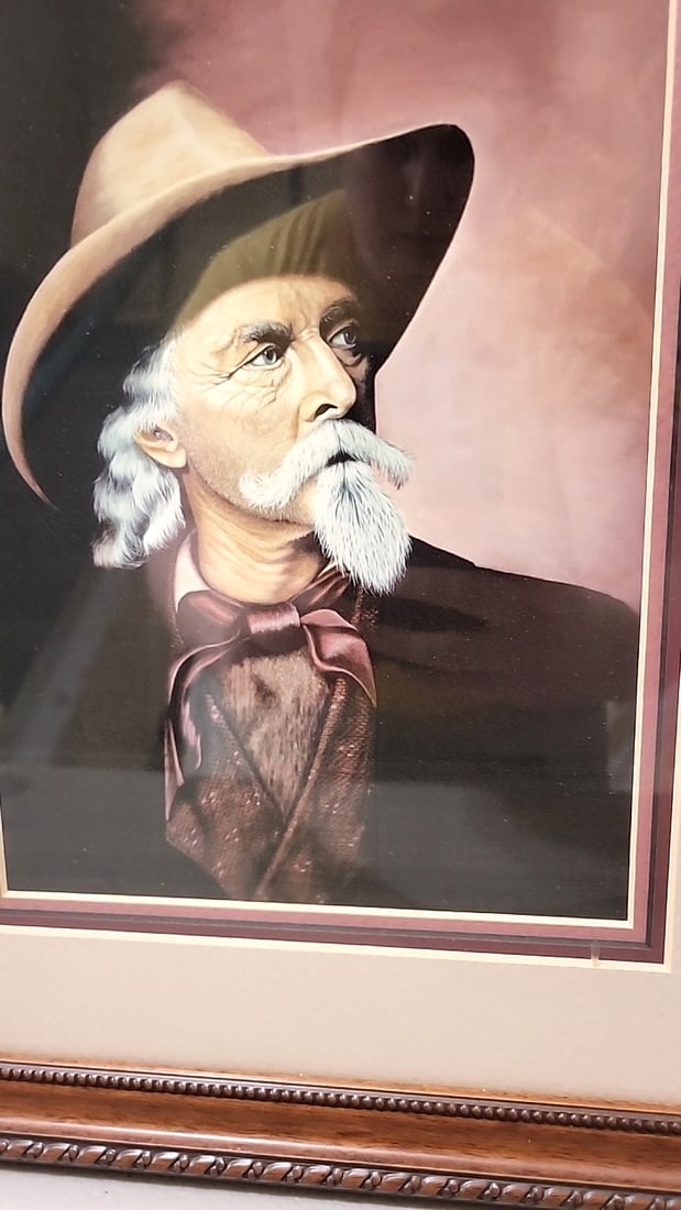 L.L. Saunders "buffalo Bill Cody" Framed Portrait Print - 4