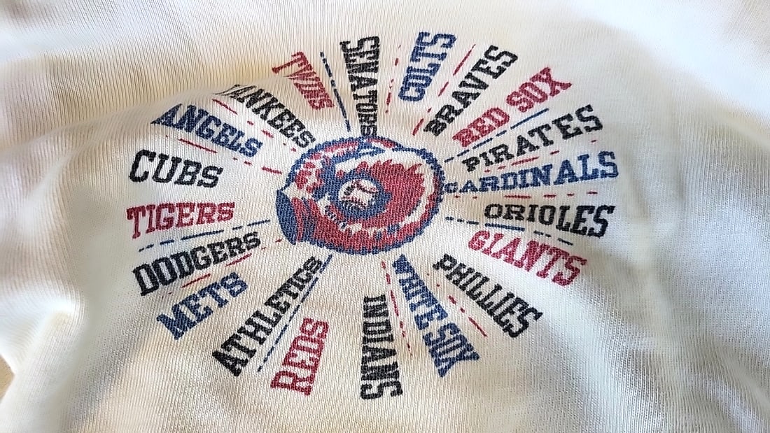 Toddler 3T White MLB Baseball Teams Graphic Crewneck Sweatshirt Made in USA - 2
