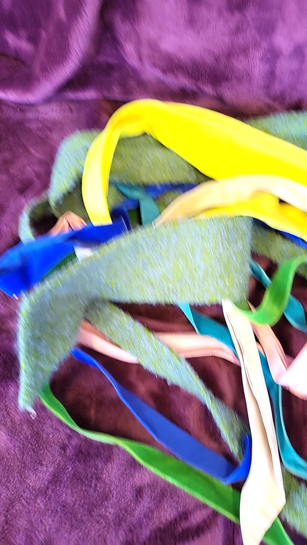 1950s Assorted Colorful Fabric Scarves - 4