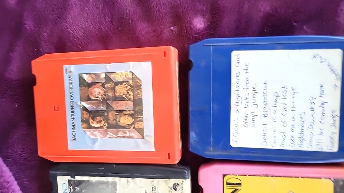 Lot of 6 8-Track Tapes Pink Floyd CSNY Steve Miller Band BTO J. Geils Band - 4