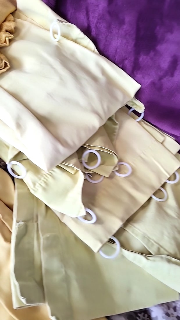Large lot vintage curtains - 5
