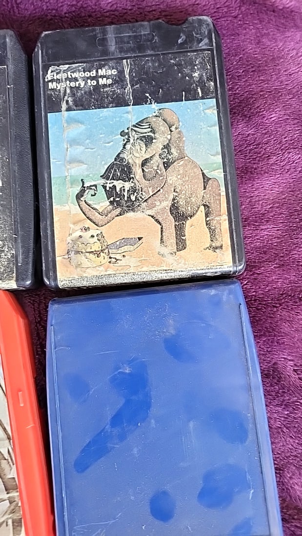 Vintage 8-Track Tape Lot: Fleetwood Mac, ELO, Moody Blues, Seals & Crofts, The Byrds - 4