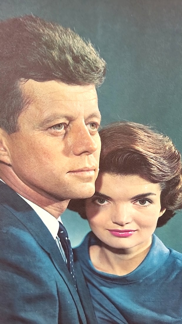 The President and Mrs. John Fitzgerald Kennedy Portrait Poster Print - 2