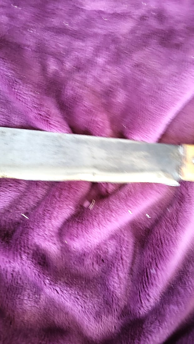 Wood Handle Machete Cane Knife, Approx. 22 in Overall - 4