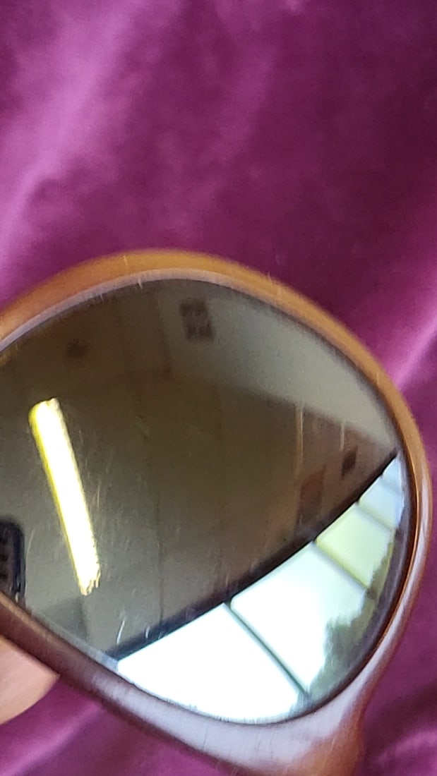 Vuarnet 002 Sunglasses Brown Frame Mirrored Lenses France - 3