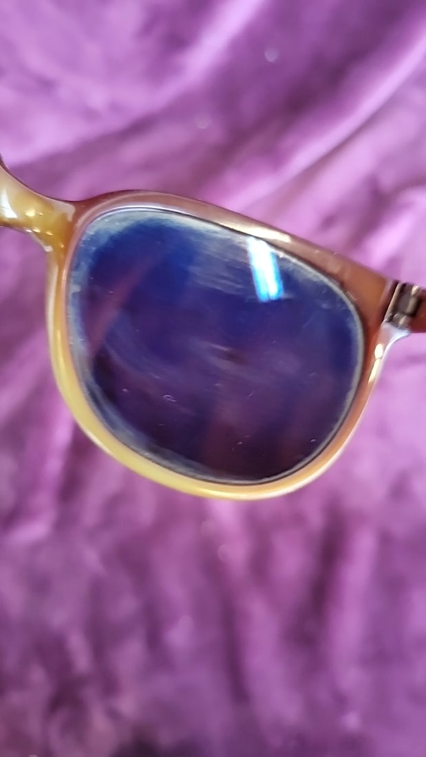 Vuarnet 002 Sunglasses Brown Frame Mirrored Lenses France - 7