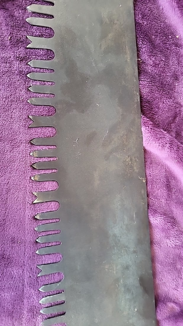 36 in Tree Saw with Wooden Handle and Warranted Superior Medallion - 4