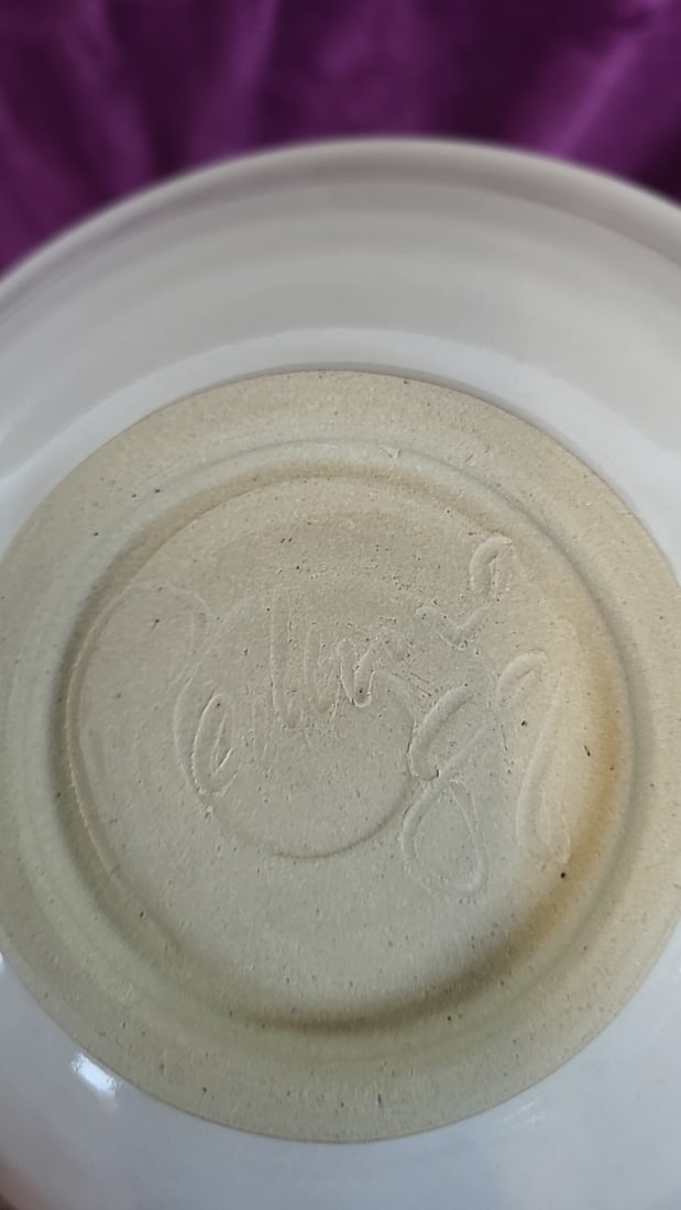 M.A. Hadley Stoneware Bowl with Geese Design, 7.5 in - 3