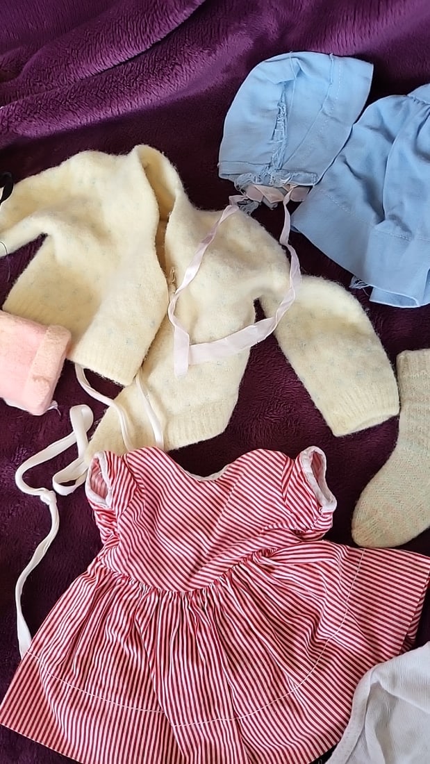 Doll Clothes Lot Dresses Sweaters Socks Shoes for 14-18 in High-Heeled Girl Dolls - 5