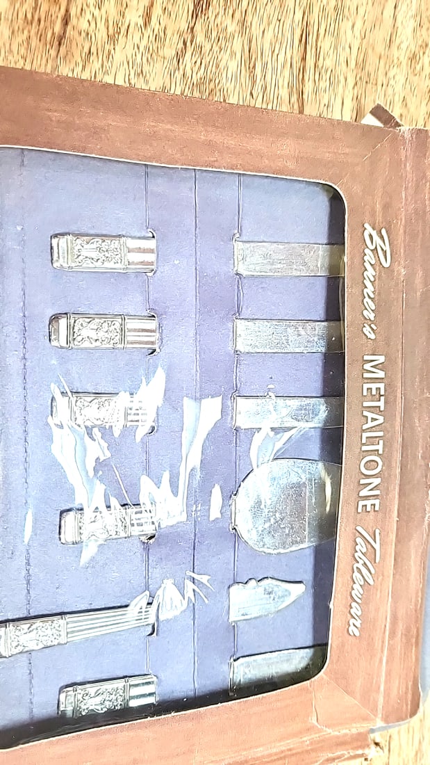 Banners Metaltone Tableware No. 480 Playset Flatware Set in Box - 3