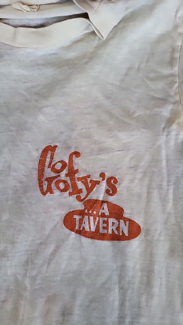 Hanes Pro's Choice White Goofy's A Tavern Graphic T-Shirt - 2