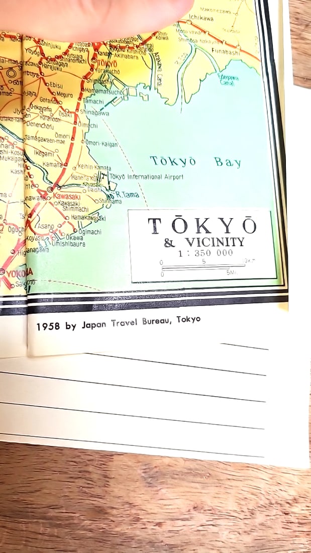 1958-61 Japanese Military Life Ephemera Lot. Maps Menus Programs Danny Kaye Holiday - 5