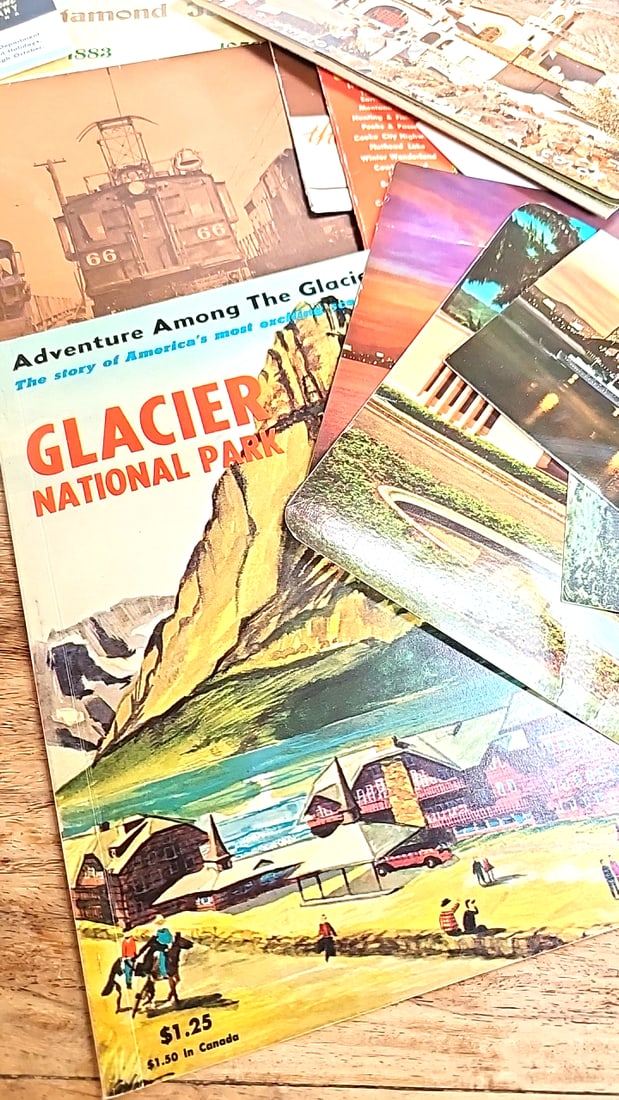 Vintage Travel Brochure & Map Lot: Mount Rushmore, Glacier National Park, Custer State Park, 1957... - 3