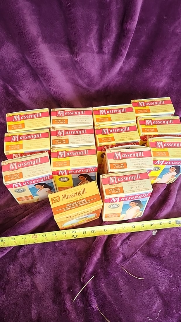 Vintage Massengill Disposable Douche Twin Pack Vinegar Water Extra Mild Lot - 5