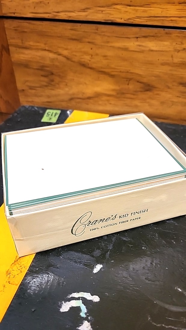 6 assorted boxes of vintage Note Cards. Cranes, Cocktails, Sympathy - 6