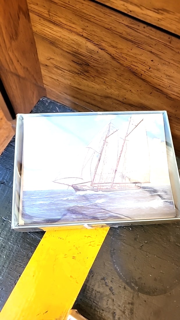 8 assorted vintage boxed Stationery Note Cards. - 5