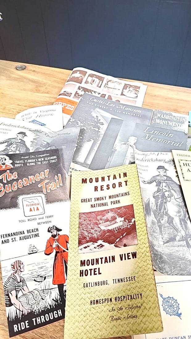 Vintage Travel Brochure Lot DC Ohio Smokey Bear Virginia Civil War Smoky Mountains Florida - 5