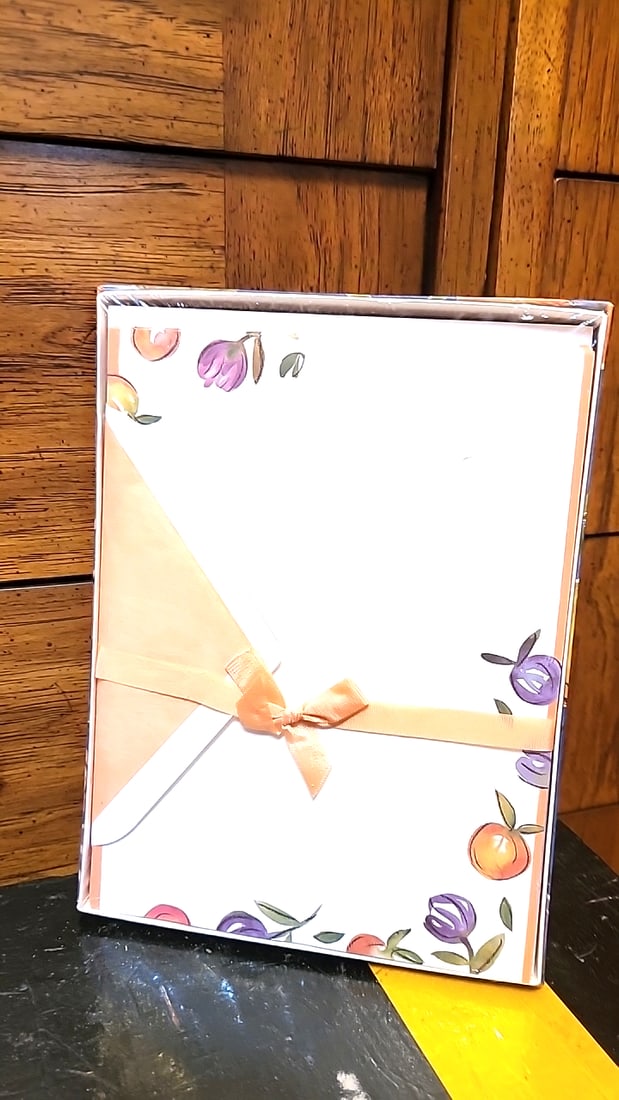 8 Assorted Vintage Boxed Stationery Notepaper Sets. Montag, Whispering Pine, Scented Stationery - 5