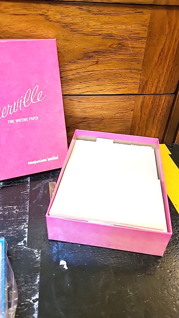 8 Boxes of Vintage Hallmark stationary. Whitney Fine Notepapers Cherie Boxed Stationery Lot Flo... - 8