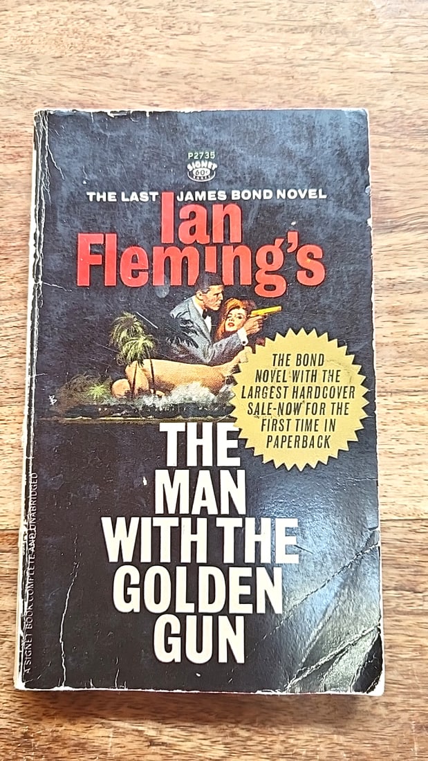 4 Vintage Mystery Pulp z Fiction Paperbacks Ian Fleming Mickey Spillane Carter Brown - 2