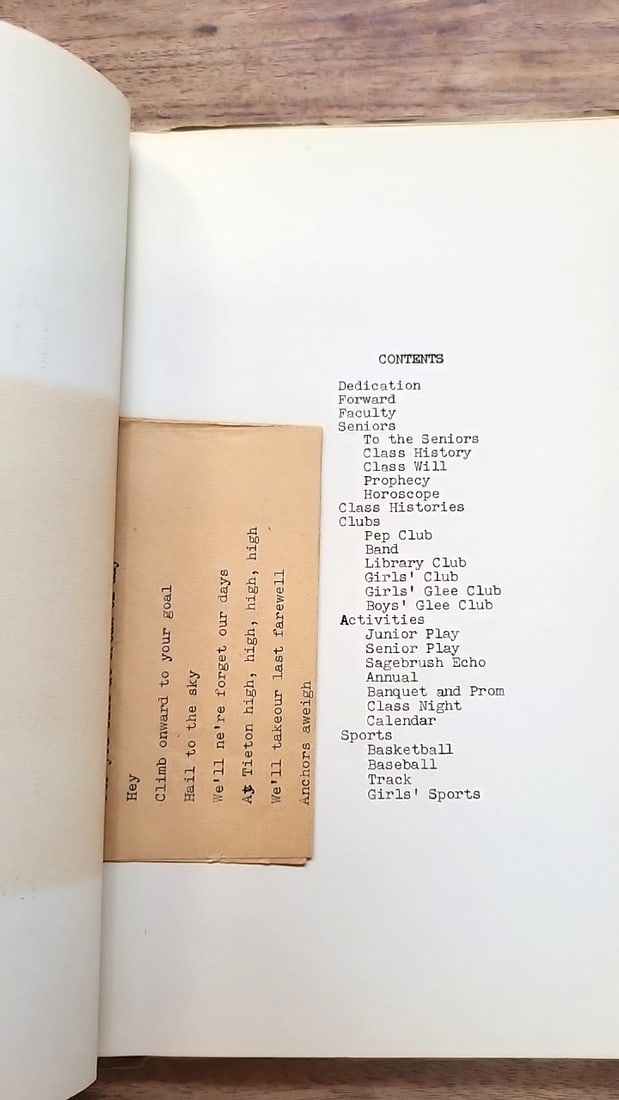 1936 1937 Ti-Hi-Sc-An High School Yearbooks Tieton Washington. - 10