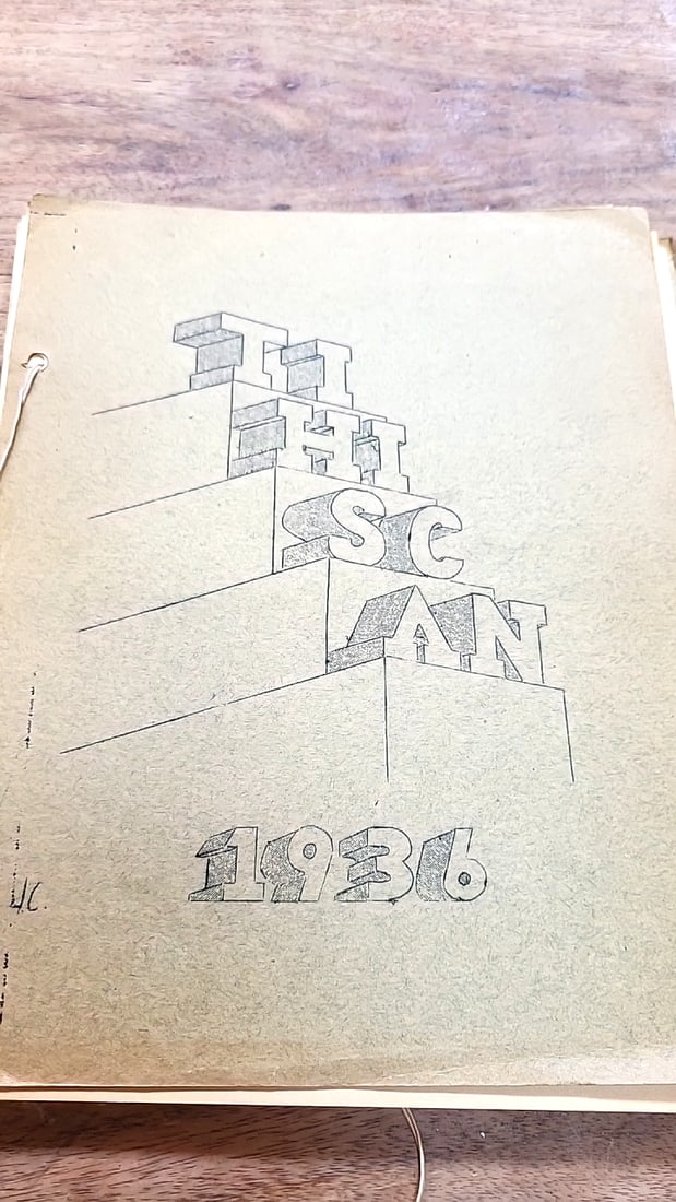 1936 1937 Ti-Hi-Sc-An High School Yearbooks Tieton Washington. - 2