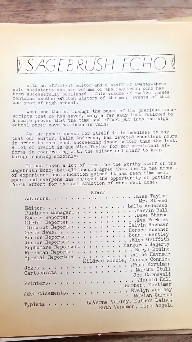 1936 1937 Ti-Hi-Sc-An High School Yearbooks Tieton Washington. - 5