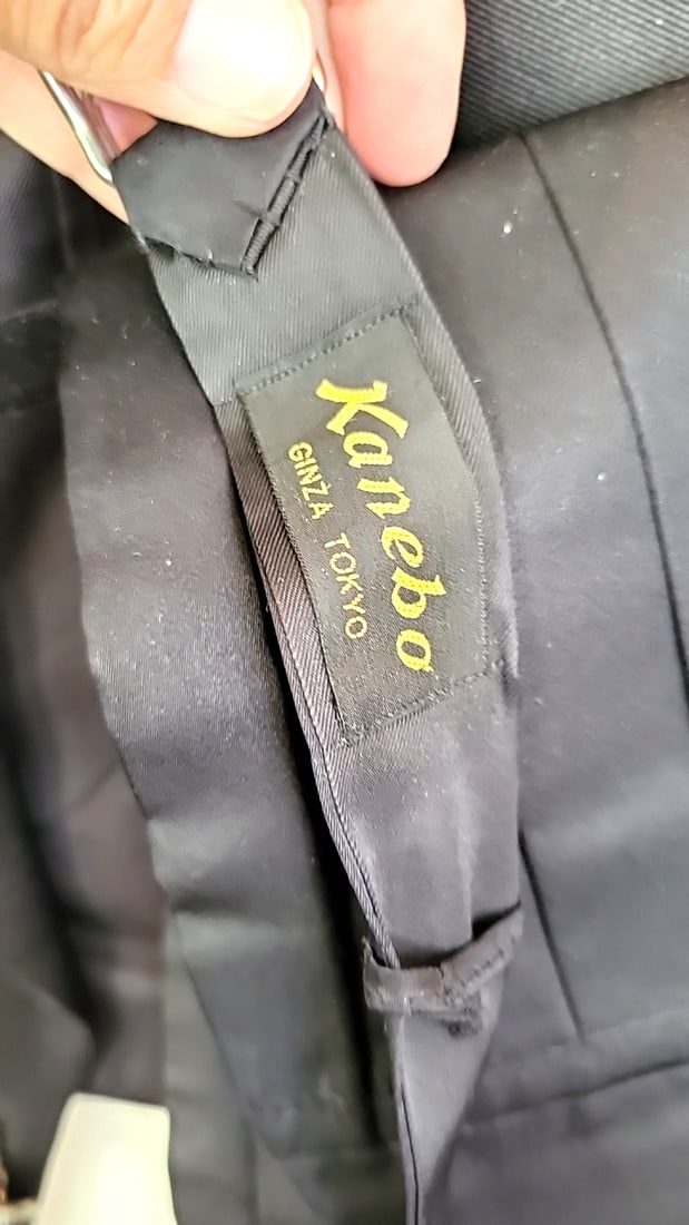 Vintage Far East Exchange Service Tailored in Tokyo Black Military Dress Uniform with Trousers, C... - 10