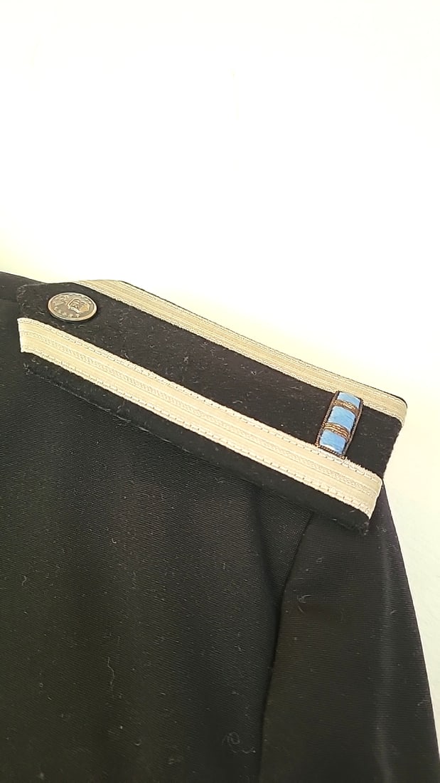 Vintage Far East Exchange Service Tailored in Tokyo Black Military Dress Uniform with Trousers, C... - 2