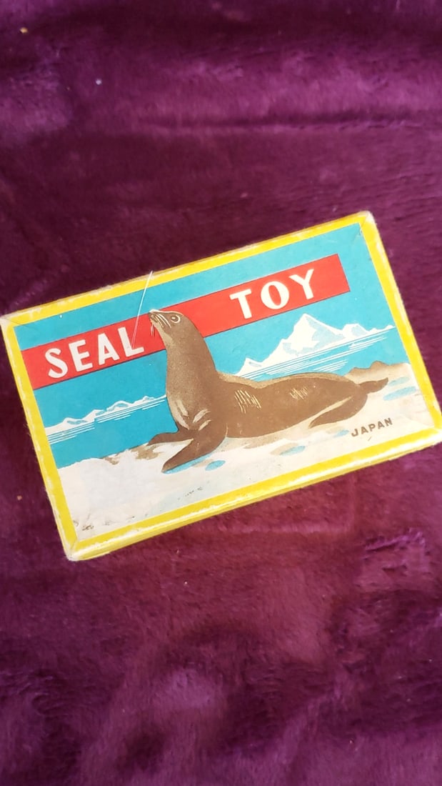 Seal Toy Japan Fur-Covered Seal Figure with Yellow Box - 4