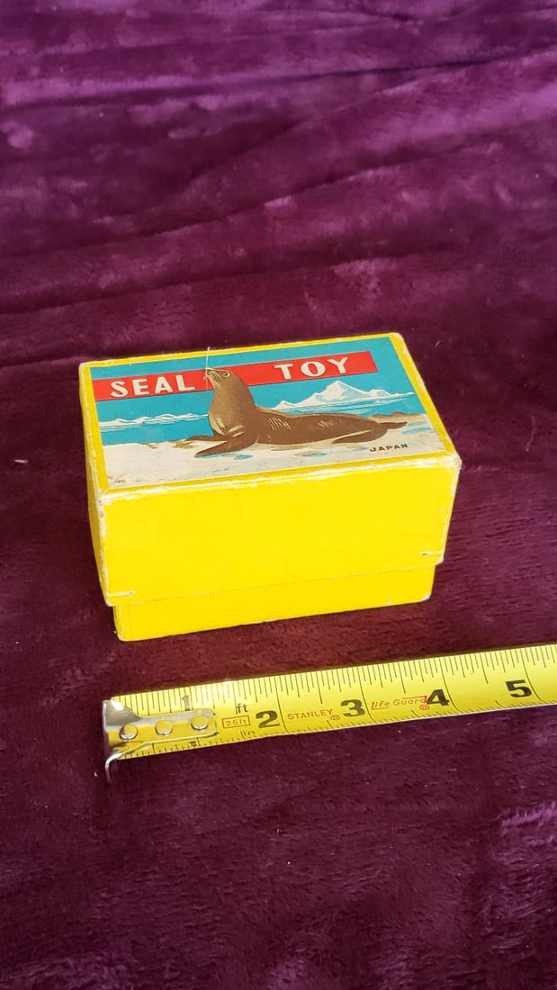 Seal Toy Japan Fur-Covered Seal Figure with Yellow Box - 5