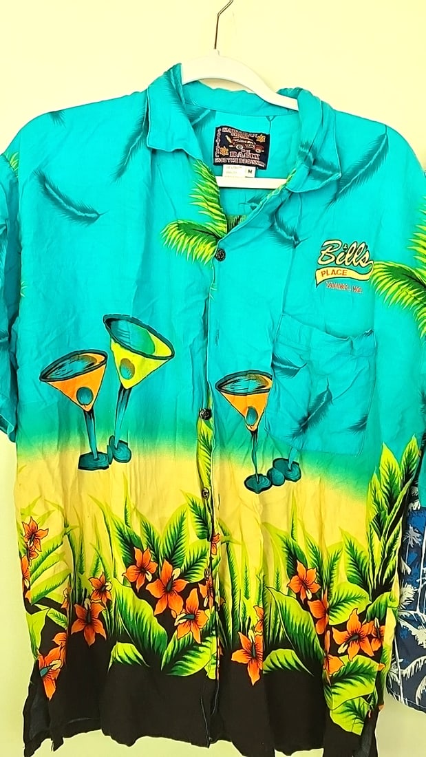 3 mens Hawaiian shirts. Eighty Eight Platinum, Basically, NE Limited. - 5