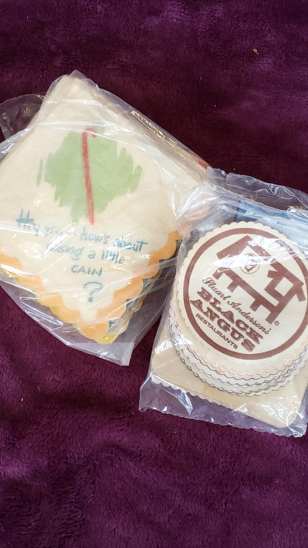 Whitman's Sampler Chocolate Confections Box with Vintage Cocktail Stirrers & Restaurant Coasters - 2