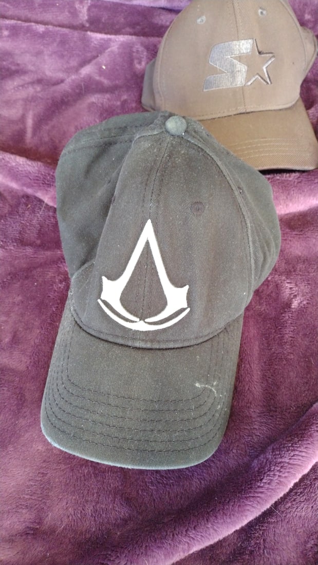 Lot of 4 Baseball Caps MLB Angels OC Sports OSFM, Get Air KBETHOS Snapback, Assassins Creed, Star... - 6