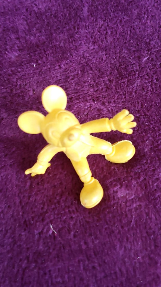 Walt Disney Rubber Toy Lot Mickey Mouse Dumbo Rempel Elephant Jolly Swing Figure - 2
