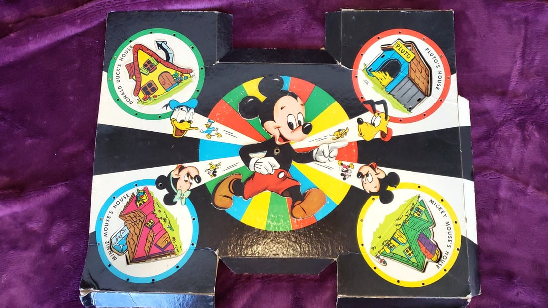 Vintage Game Lot Whitman Disney Tiddly Winks, Disneyland Tots, Jet Race, Knickerbocker Target, What - 11