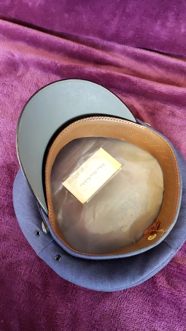 U.S. Air Force Officer Service Dress Visor Cap Blue Size 7 1/4 - 4