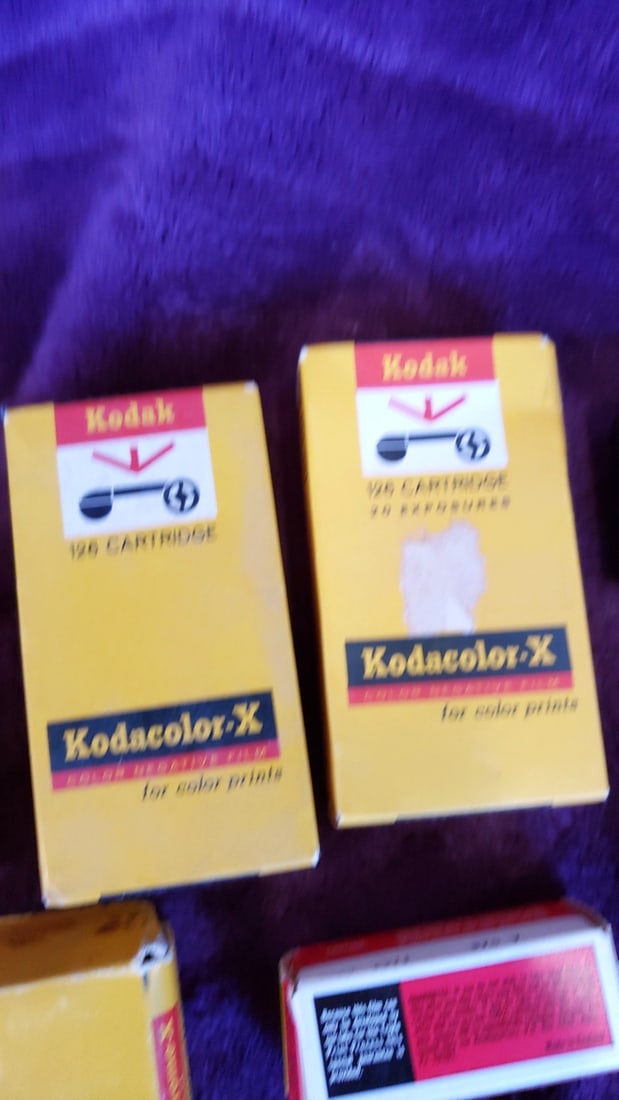 Vintage Kodak Film Lot Kodachrome-X Kodacolor-X Ektachrome Plus-X Pan 126 & 110 Cartridges - 3