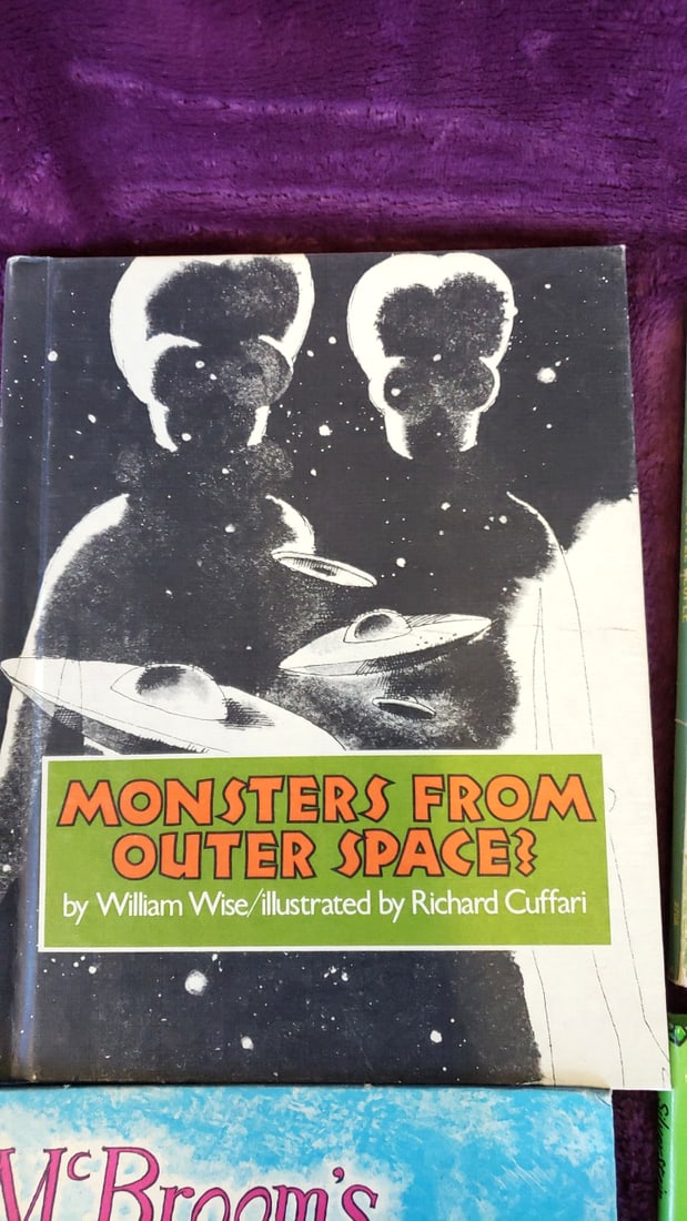 Lot of 4 Children's Books: The Giving Tree, McBroom's Ghost, Monsters from Outer Space & Fairies - 2