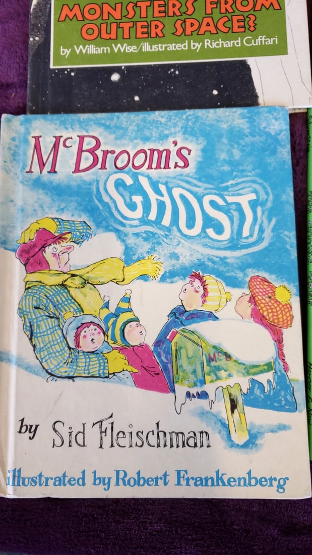 Lot of 4 Children's Books: The Giving Tree, McBroom's Ghost, Monsters from Outer Space & Fairies - 4