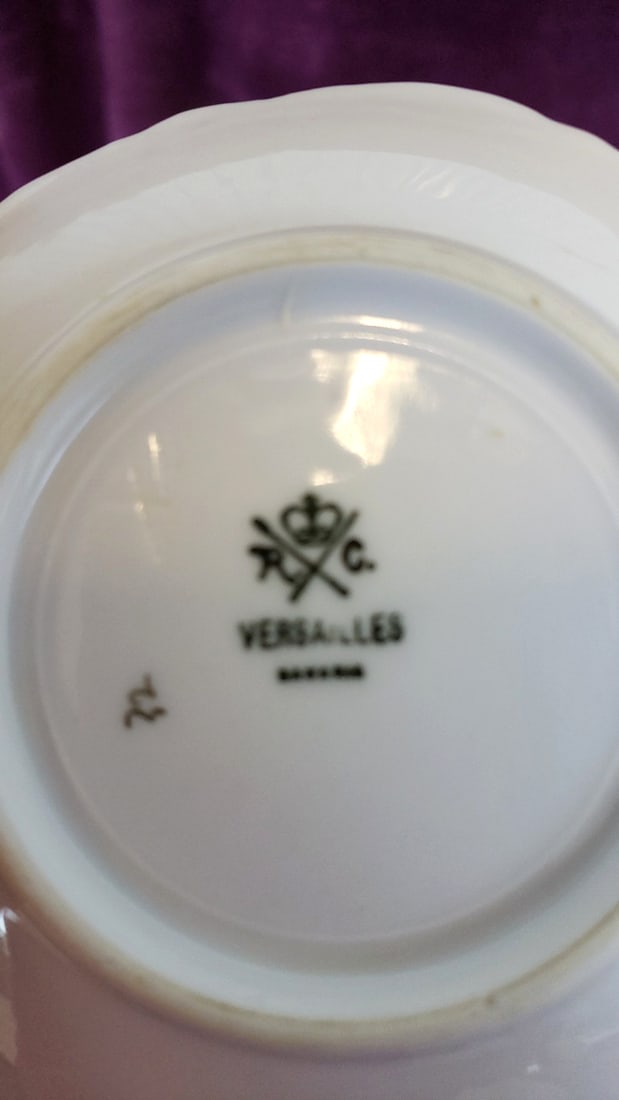 R.C. Versailles Bavaria Edward VII & Alexandra 1902 Coronation Cup and Saucer - 5