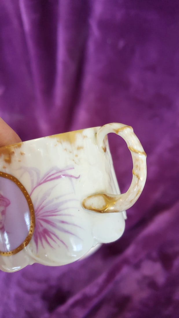 R.C. Versailles Bavaria Edward VII & Alexandra 1902 Coronation Cup and Saucer - 6