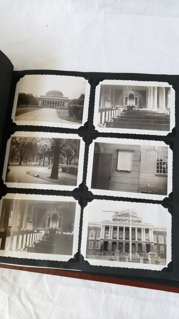 Photograph Album Mounted BW Photos, Postcards, 1940s - 7