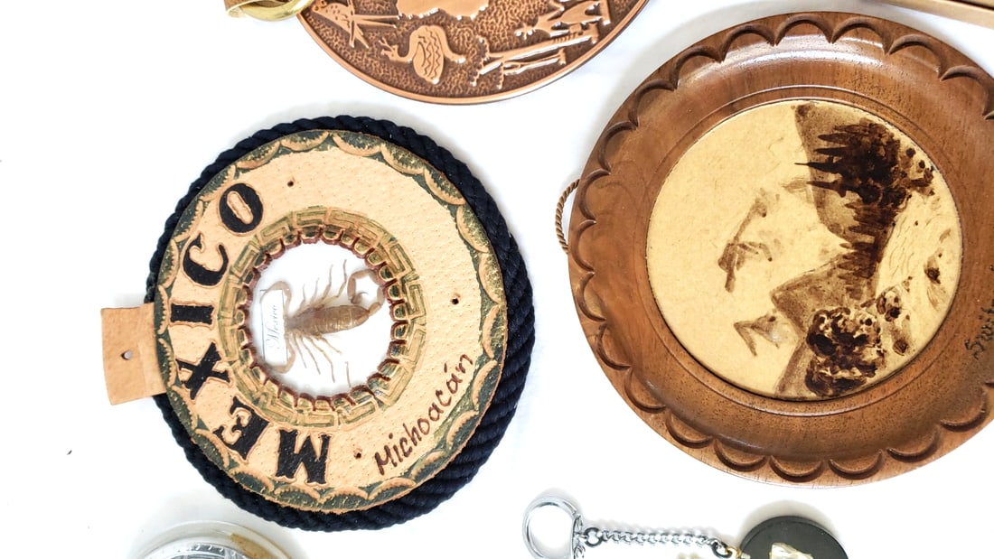 Travel Souvenir Lot Keychains Scorpion Brazil Mexico - 3